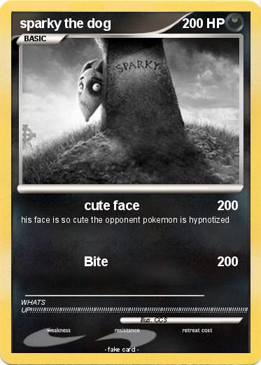 Pokemon sparky the dog
