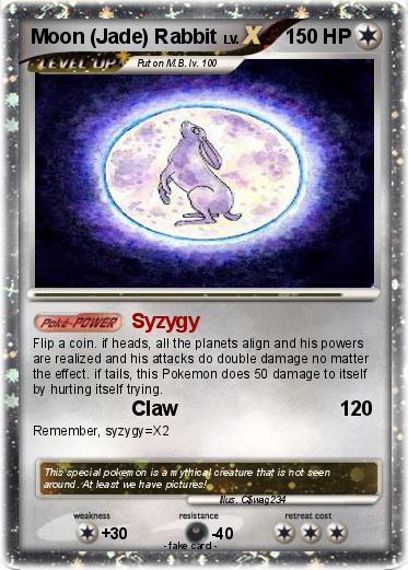 Pokemon Moon (Jade) Rabbit
