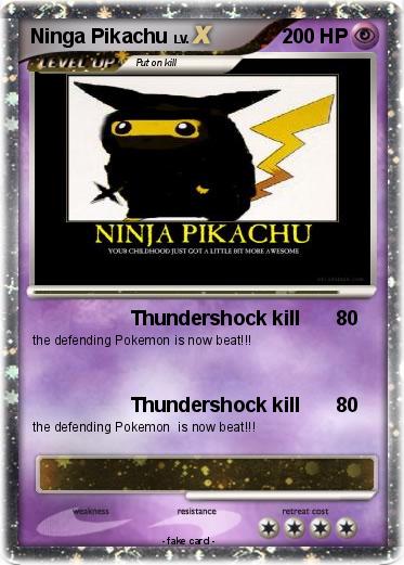 Pokemon Ninga Pikachu