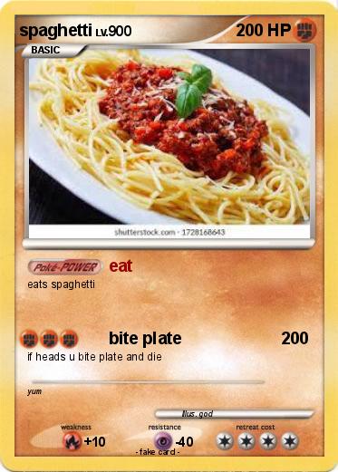 Pokemon spaghetti