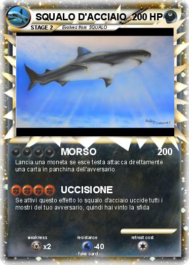 Pokemon SQUALO D'ACCIAIO