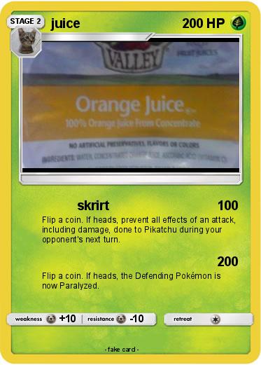 Pokemon juice