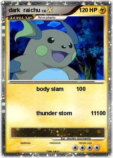 Pokemon dark  raichu