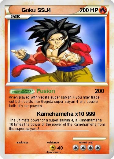 Pokemon Goku SSJ4
