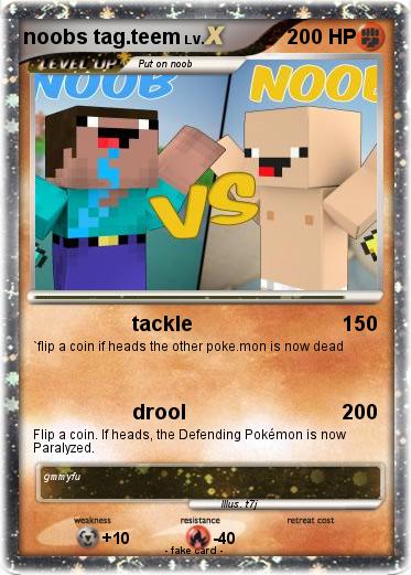 Pokemon noobs tag.teem