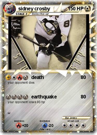 Pokemon sidney crosby