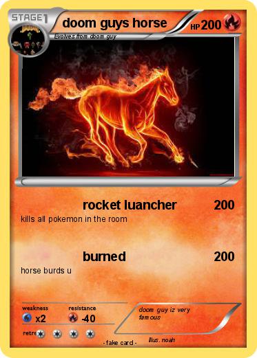 Pokemon doom guys horse