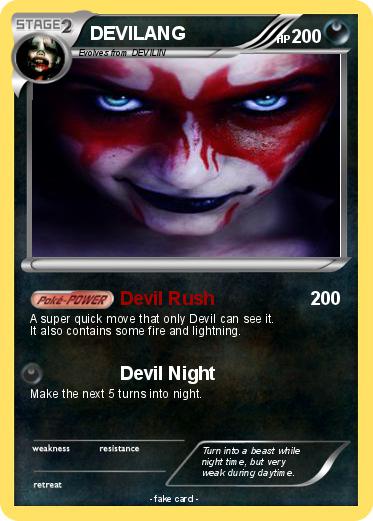 Pokemon DEVILANG