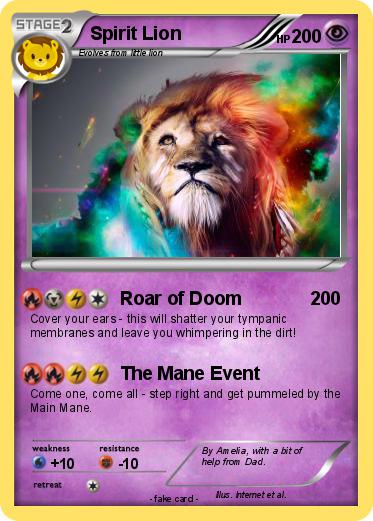 Pokemon Spirit Lion