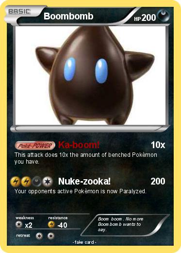 Pokemon Boombomb