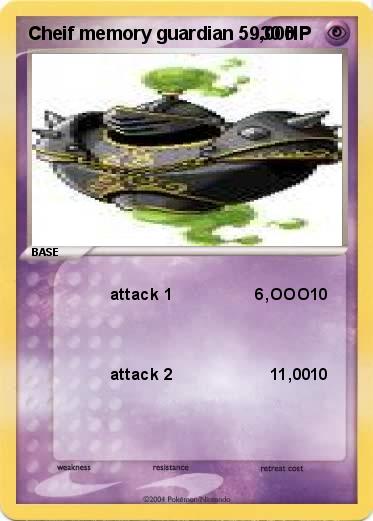 Pokemon Cheif memory guardian 59,000