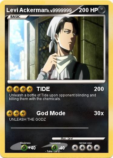 Pokemon Levi Ackerman