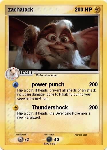 Pokemon zachatack