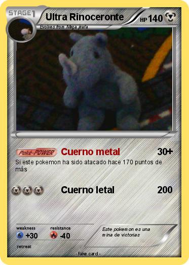 Pokemon Ultra Rinoceronte