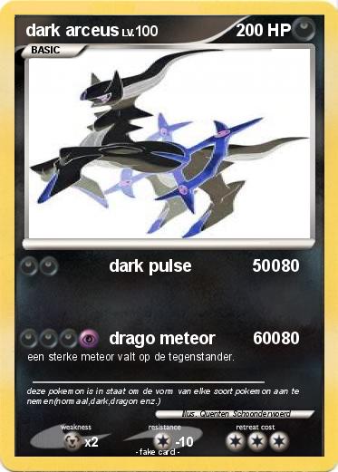 Pokemon dark arceus