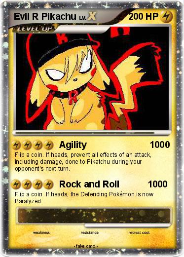 Pokemon Evil R Pikachu