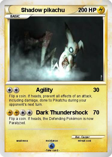 Pokemon Shadow pikachu