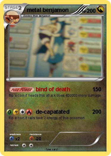 Pokemon metal benjamon