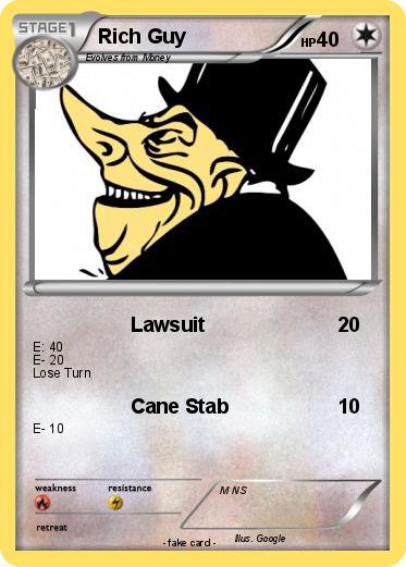 Pokemon Rich Guy