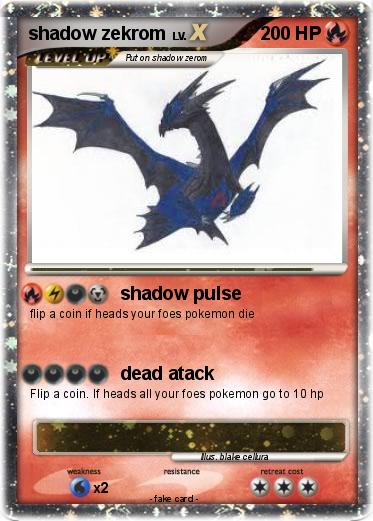 Pokemon shadow zekrom
