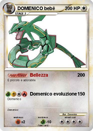 Pokemon DOMENICO bebè