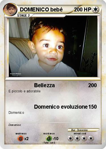 Pokemon DOMENICO bebè