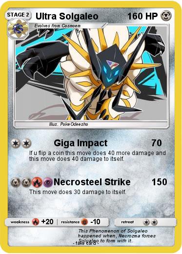 Pokemon Ultra Solgaleo