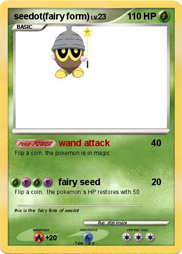 Pokemon seedot(fairy form)