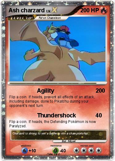 Pokemon Ash charzard
