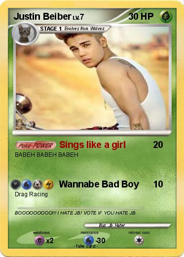 Pokemon Justin Beiber