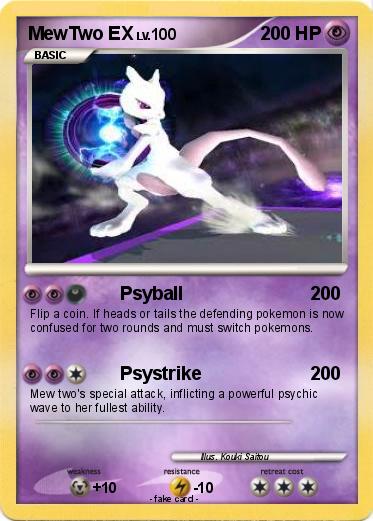 Pokemon MewTwo EX