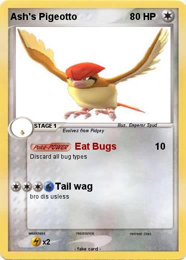 Pokemon Ash's Pigeotto
