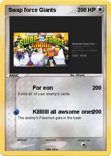 Pokemon Swap force Giants