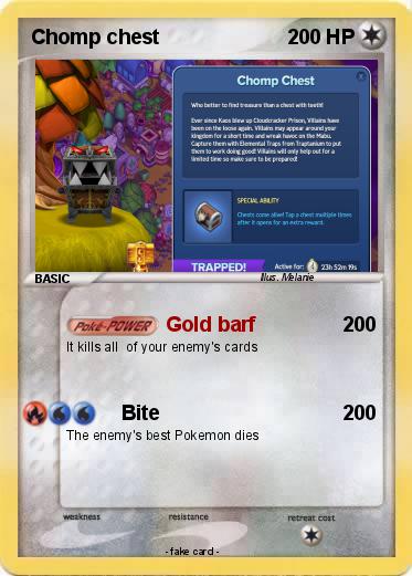 Pokemon Chomp chest