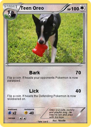 Pokemon Teen Oreo