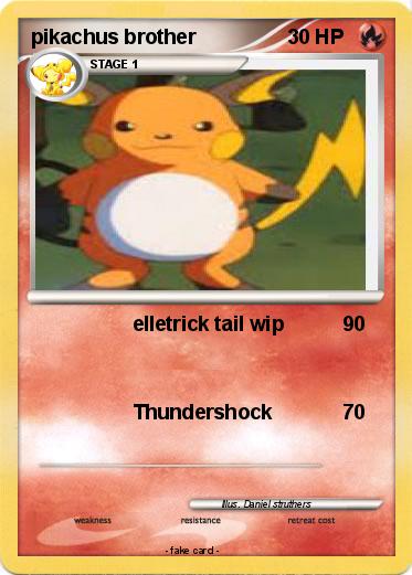 Pokemon pikachus brother