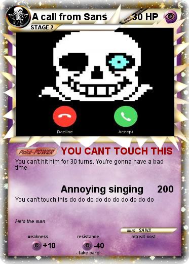 Pokemon A call from Sans