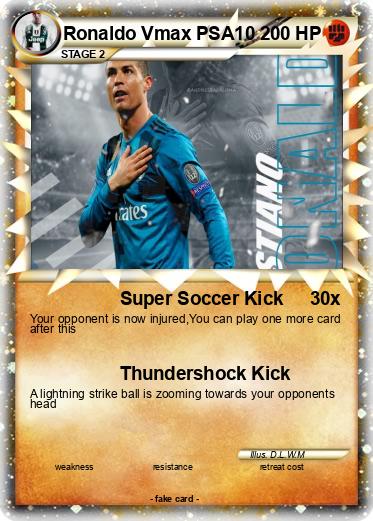 Pokemon Ronaldo Vmax PSA10