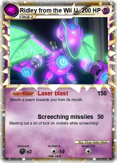 Pokemon Ridley from the Wii U