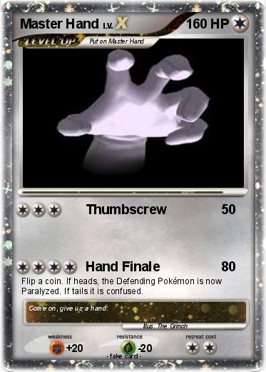 Pokemon Master Hand