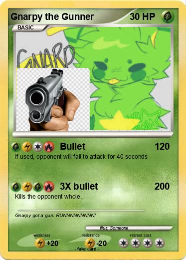 Pokemon Gnarpy the Gunner