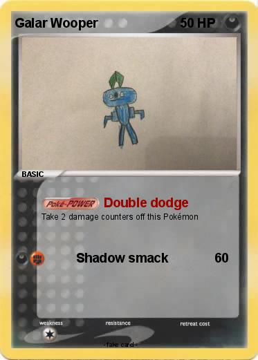 Pokemon Galar Wooper