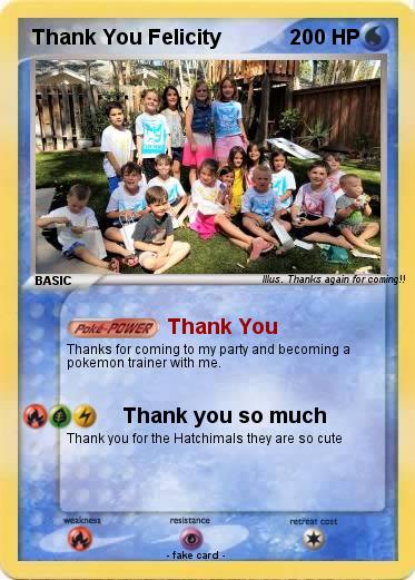 Pokemon Thank You Felicity