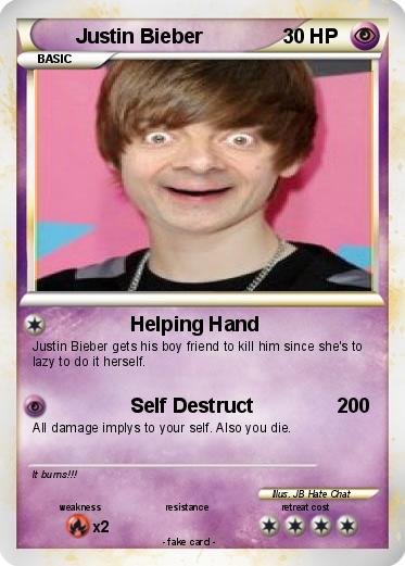 Pokemon Justin Bieber