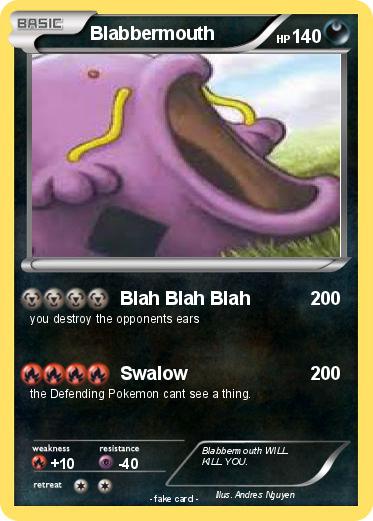 Pokemon Blabbermouth
