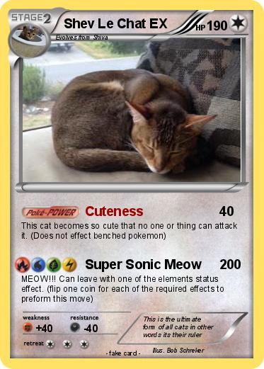 Pokemon Shev Le Chat EX