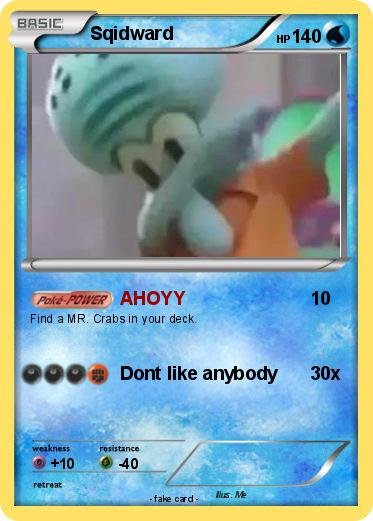 Pokemon Sqidward