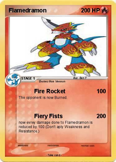 Pokemon Flamedramon