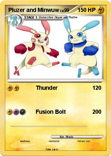 Pokemon Pluzer and Minwuw