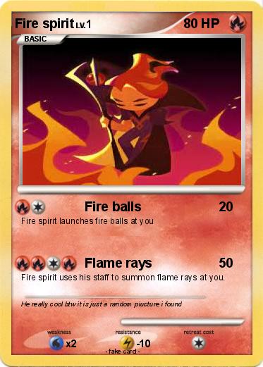 Pokemon Fire spirit
